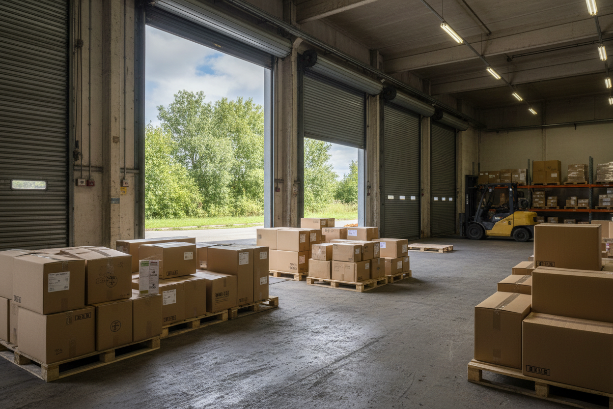 Realistische Versandhalle - Variation